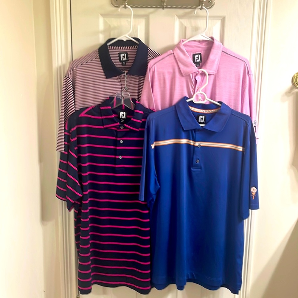 Closet Clean Out!! 4 Footjoy Mens Size L golf polos. Price is for all 4.
